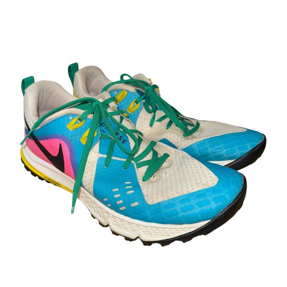 Nike Air Zoom Wildhorse 5 Womens 11 Pre-Owned Light Orewood AQ2223-100 Sneakers - Picture 2 of 14